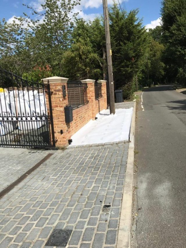 Kelvedon Hatch - Artificial grass installation front and back garden - by Easigrass Essex & Hertfordshire