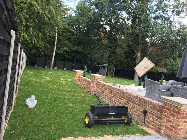 Kelvedon Hatch - Artificial grass installation front and back garden - by Easigrass Essex & Hertfordshire