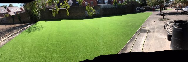 Newbury Park Primary School - artificial grass install by Easigrass Essex & Hertfordshire