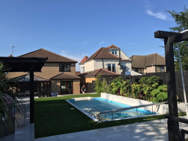 Hockley fake grass fitting and installations by Easigrass Essex & Hertfordshire