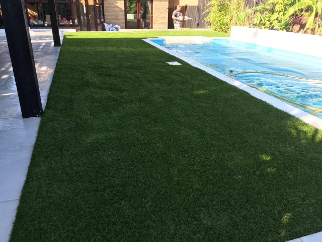 Hockley fake grass fitting and installations by Easigrass Essex & Hertfordshire