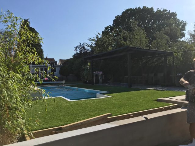 Hockley Artificial Grass Installation