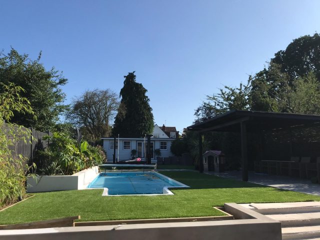 Hockley fake grass fitting and installations by Easigrass Essex & Hertfordshire