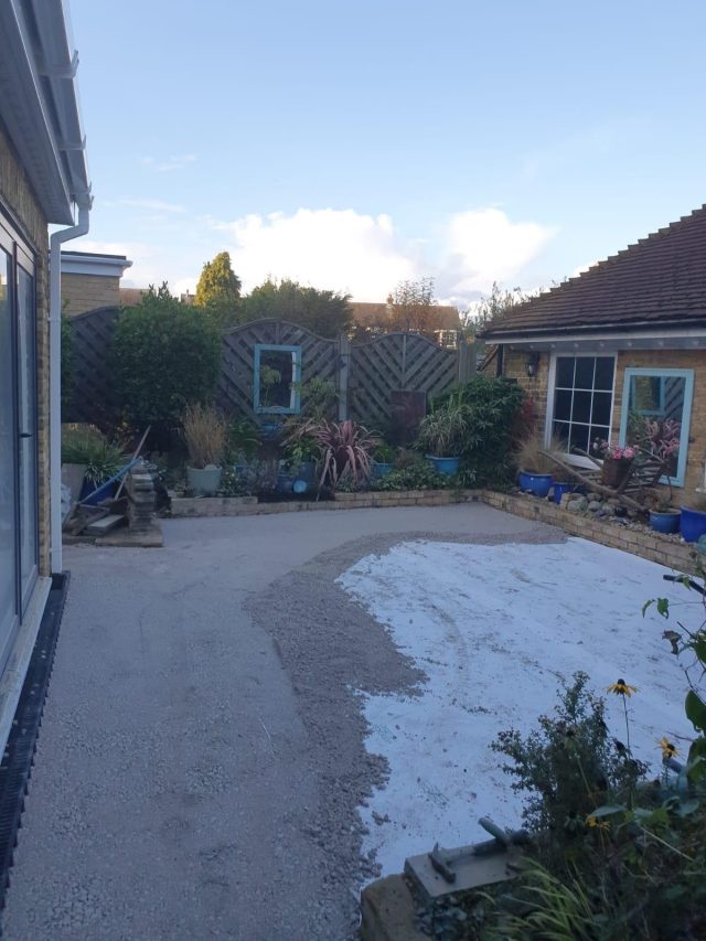 Epping Artificial Grass fake grass installation back garden - by Easigrass Essex & Hertfordshire