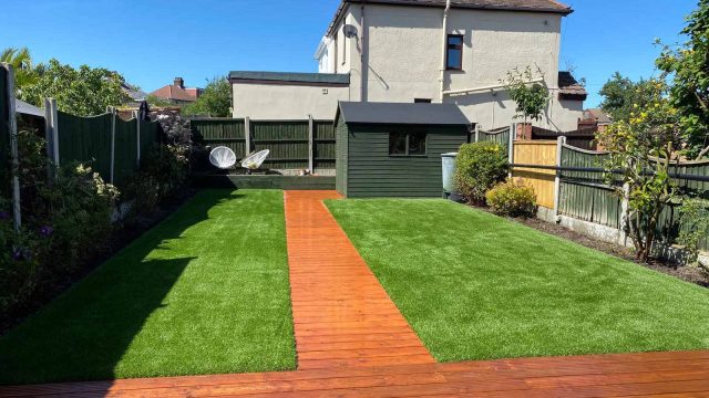 Grays fake grass installation by Easigrass Essex & Hertfordshire