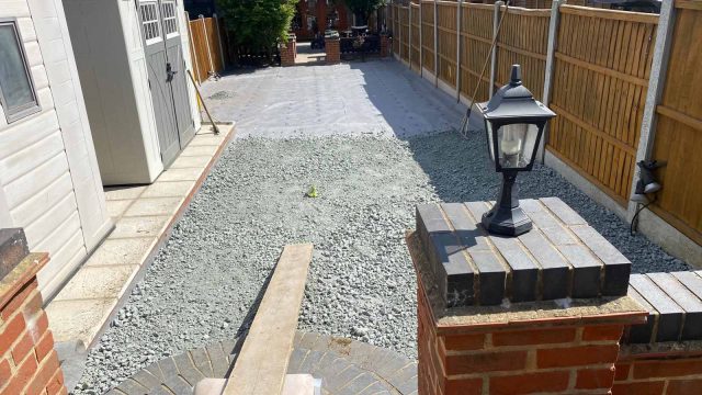 Romford fake grass installation