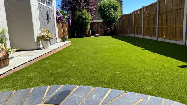 Romford fake grass installation