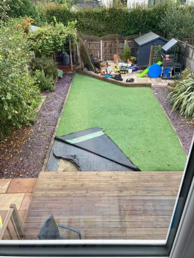 Brentwood fake grass installation case study Easigrass Essex & Hertfordshire