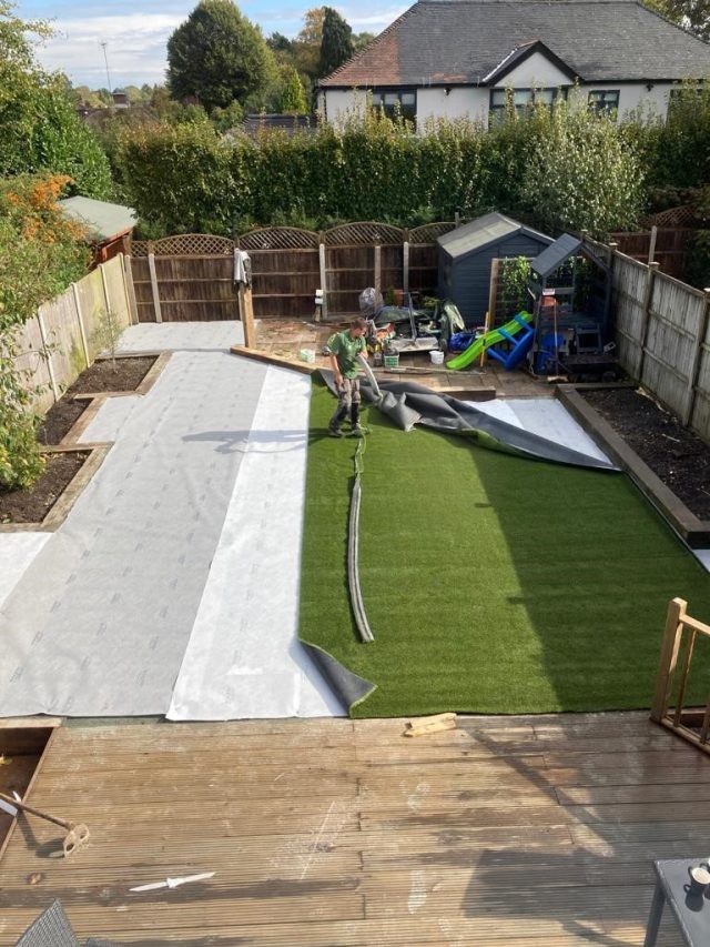 Brentwood fake grass installation case study Easigrass Essex & Hertfordshire
