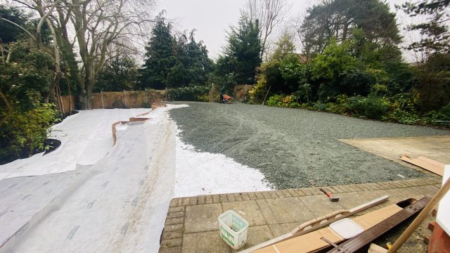 Essex fake grass installation