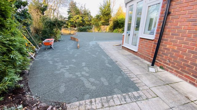 Essex fake grass installation