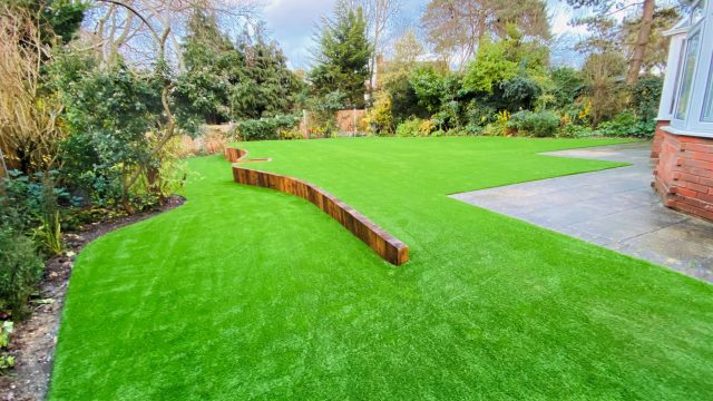 Essex fake grass installation