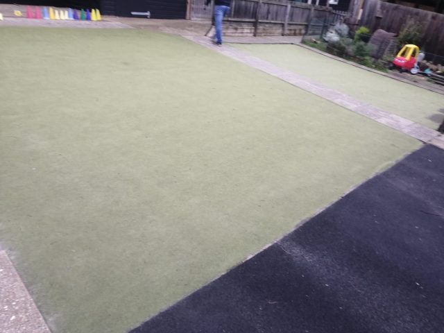 Ashdon Nursery School: Belgravia Grass install