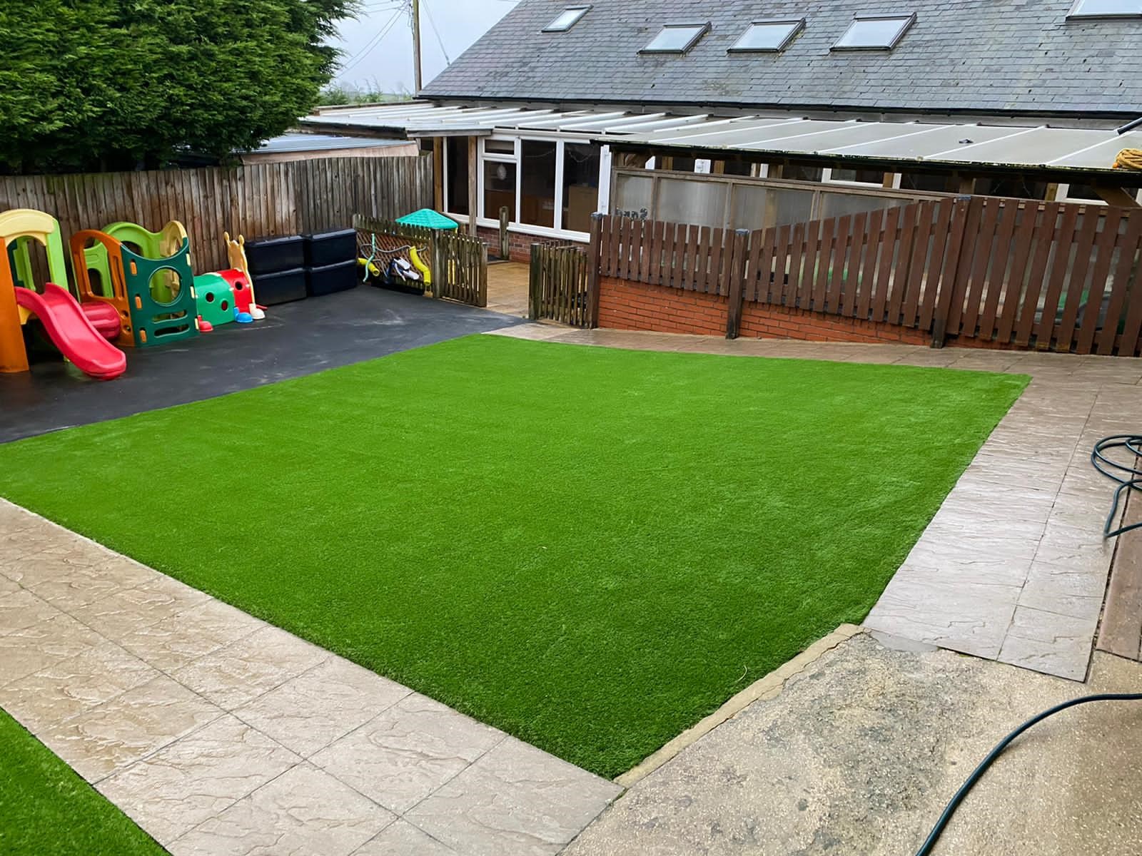 Ashdon Nursery School: Belgravia Grass install