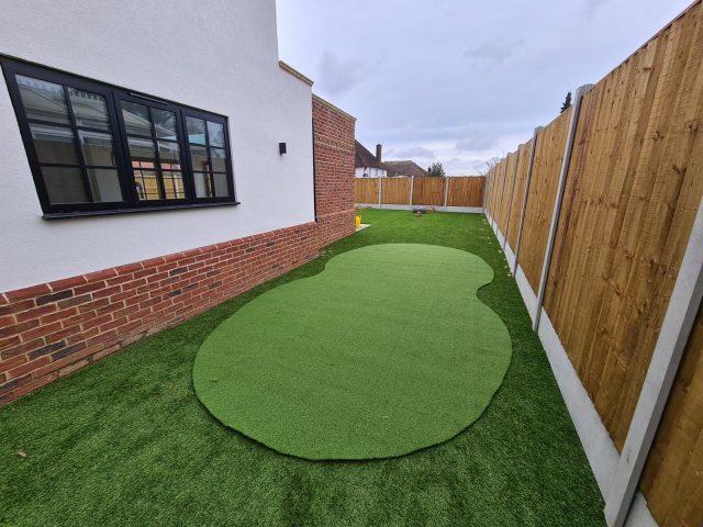 Brentwood artificial grass installation by Easigrass Essex & Hertfordshire