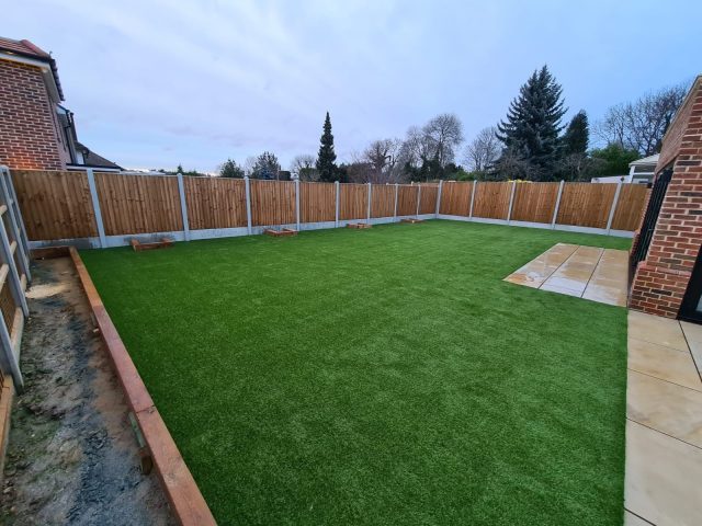 Brentwood artificial grass installation by Easigrass Essex & Hertfordshire