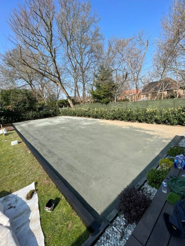 Brentwood Fake Grass Installation Back Garden