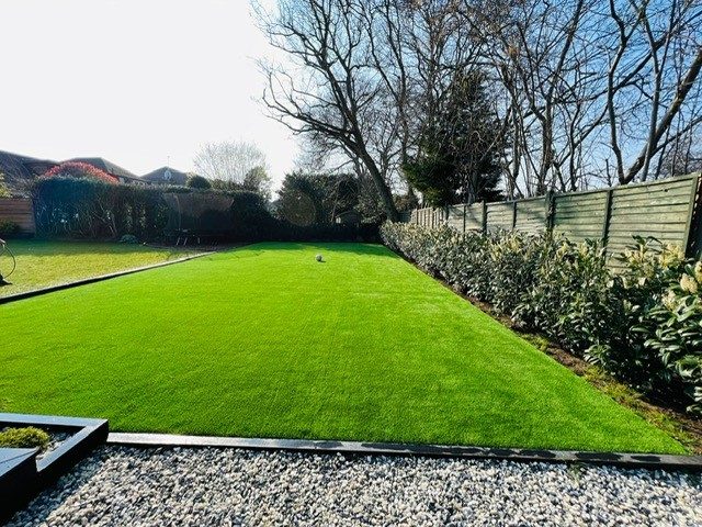 Brentwood Fake Grass Installation Back Garden