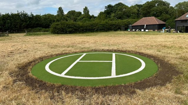Artificial Grass Heliport – Upminster