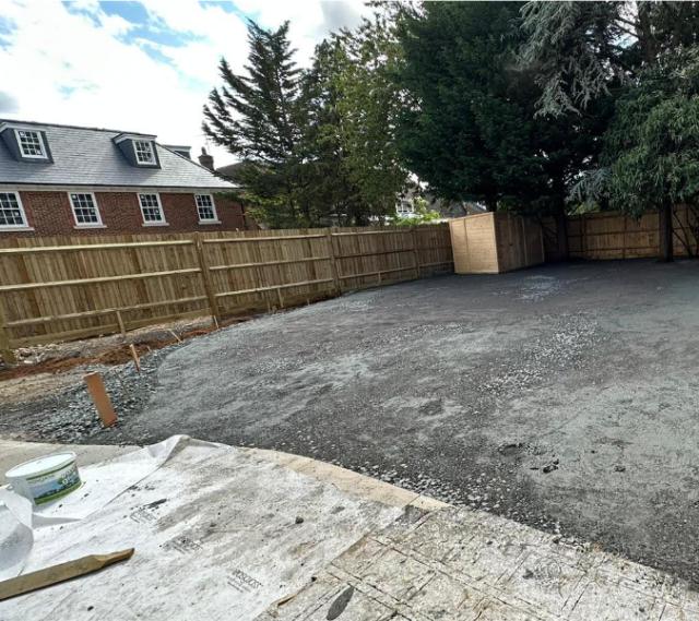 Brookman Park fake grass installation Hertfordshire