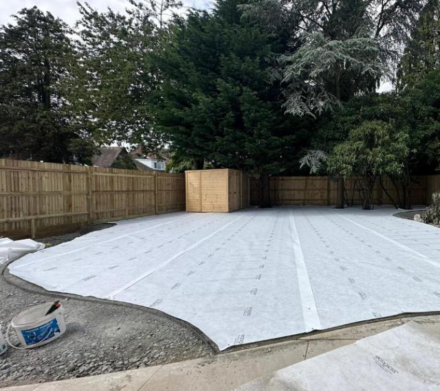 Brookman Park fake grass installation Hertfordshire