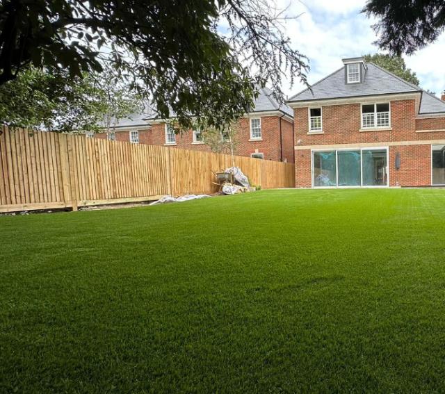 Brookman Park fake grass installation Hertfordshire