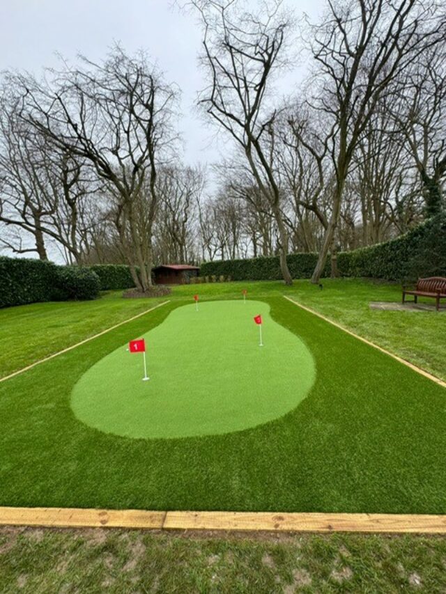 Artificial Grass Putting Green Installation Brentwood
