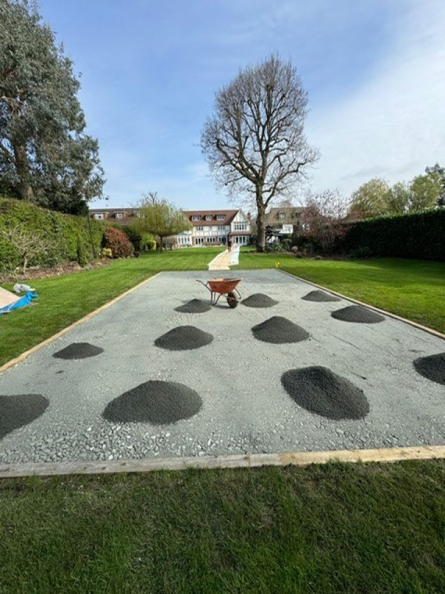 artificial grass putting green installation Brentwood, Essex