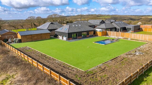 Fake grass installation Fobbing, Essex