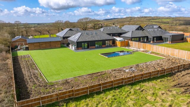 Fake grass installation Fobbing, Essex